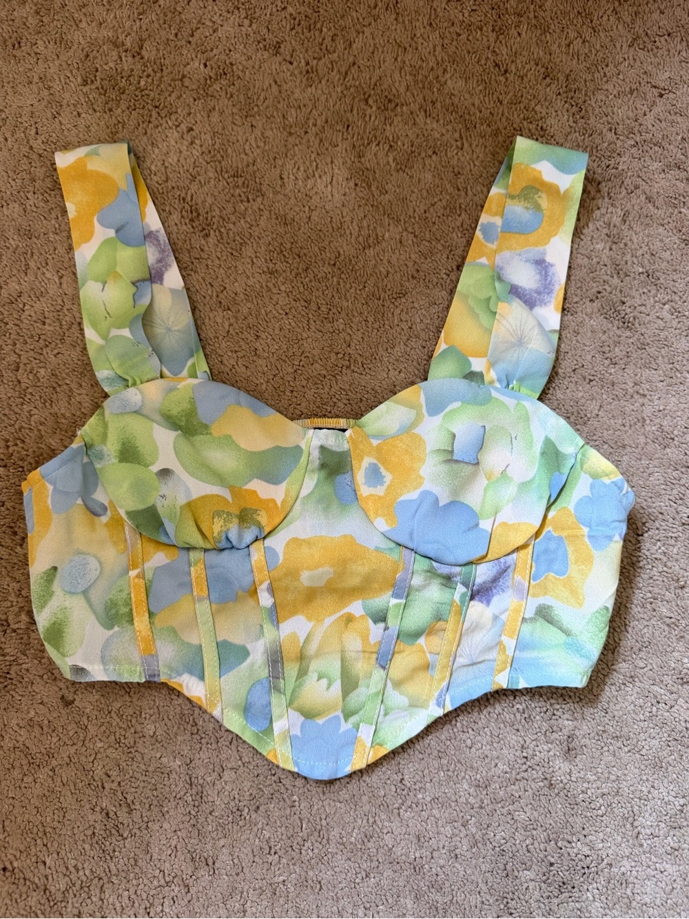 Cider floral tank size Small